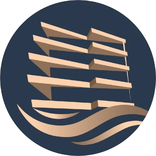 The logo of Dorchester Hotel in Saranda